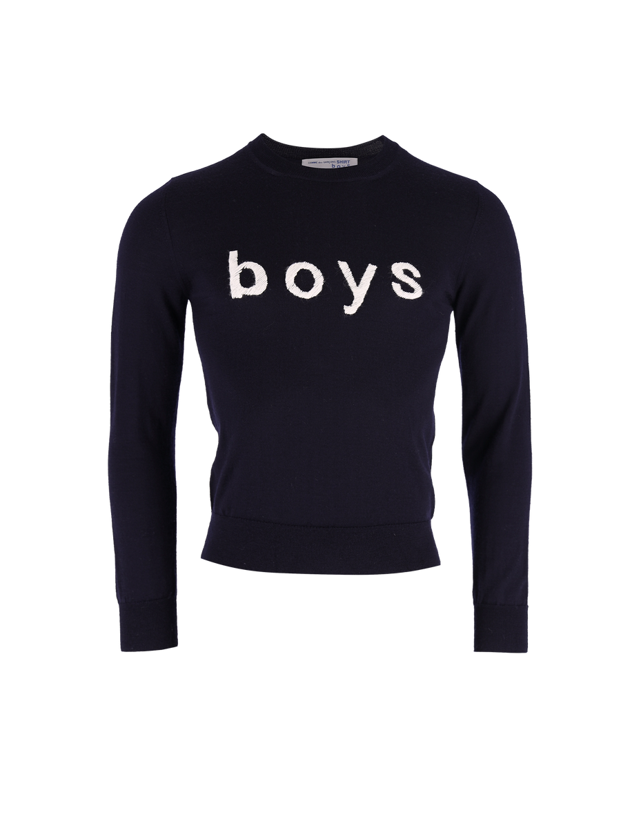 comme des garcons shirts boys jumper rlvd